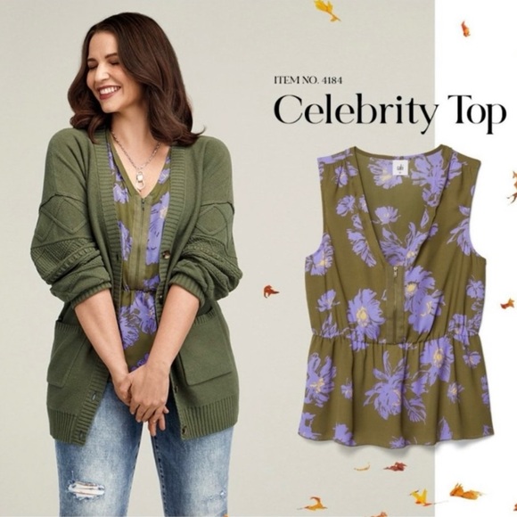 Cabi Celebrity Top #4184  large - Picture 1 of 7